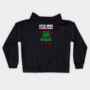 LITTLE MISS CHRISTMAS Kids Hoodie